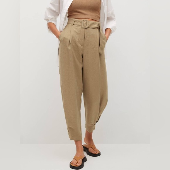 MANGO Darts lyocell trousers/ Size 6 - Picture 1 of 13
